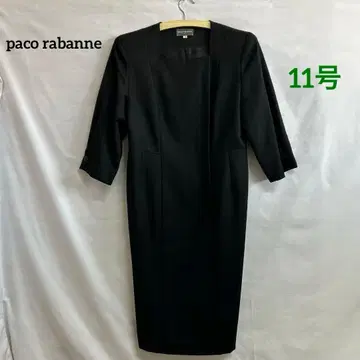 7n191 파코라반느 블랙 포멀 원피스 11호