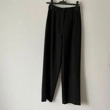 CLANE 베이직 턱 팬츠 0 블랙