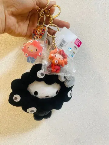 산리오 미야쿠미야쿠 키티 3종 키링 EXPO2025 오사카 간사이 박람회