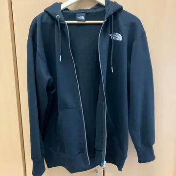 THE NORTH FACE 풀 지퍼 후디 블랙