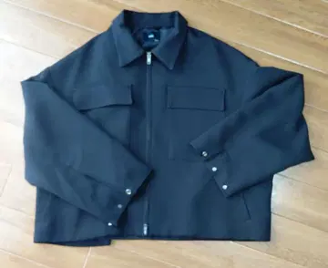 HARE 블랙 지퍼 자켓