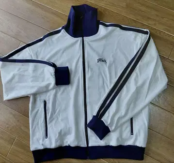 FFEIN 화이트 네이비 집업 자켓 L 사이즈