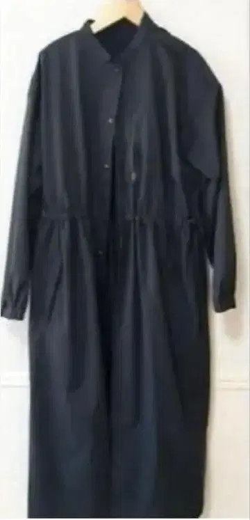 WORKMAN 고발수 쉘 원피스 코트 블랙 코트 레인코트 겉옷