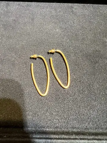 모네 골드 후프 귀걸이