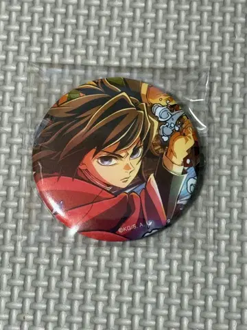 극장판 귀멸의 칼날 무한열차편 키 비주얼 캔뱃지 토미오카 기유