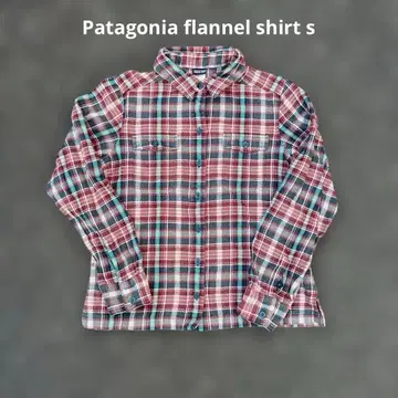 Patagonia 플란넬 셔츠 체크 무늬 s