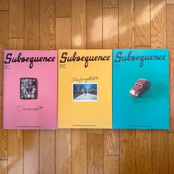 [ 절판 ] Subsequence Magazine Vol.1.2.3