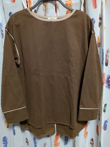 새상품 택 포함 studio CLIP 브라운 긴팔 M 가을/겨울 상의