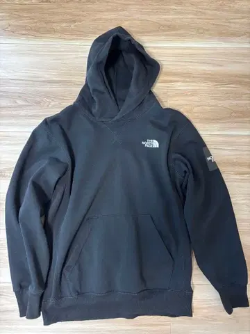 THE NORTH FACE 블랙 후드 부착 후드티