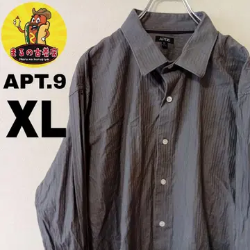 USA 구제 의류 APT.9 긴팔 버튼 셔츠 XL 그레이