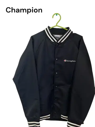 Champion 봄버 자켓 블랙