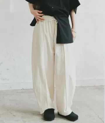 [ FASHIRU ] loose tapered shaka pants
