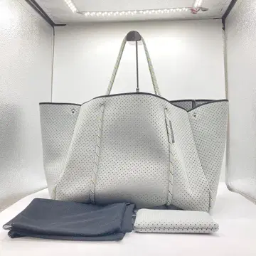 STATE OF ESCAPE 메쉬 토트백 파우치 포함