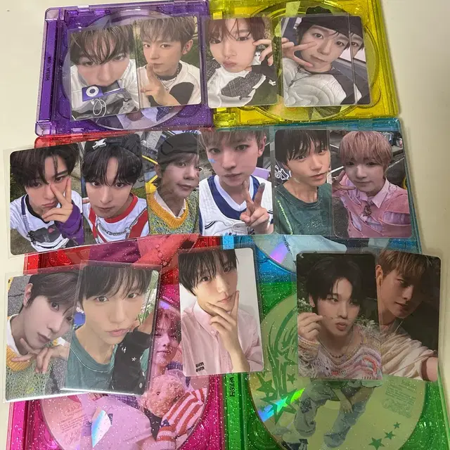 엔시티위시 컬러 앨범+포카 일괄 양도 nct wish photocard