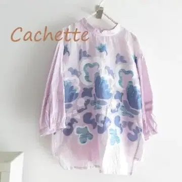 Cachette 카셰트 자수 긴팔 뒷면 티셔츠 셔츠