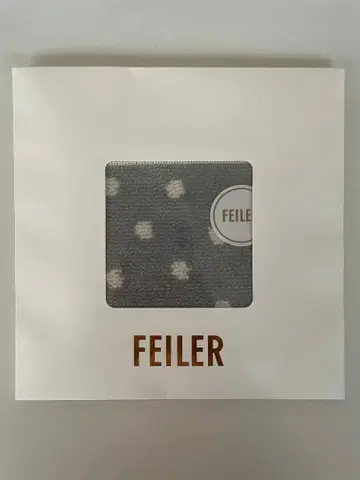 미사용 새상품 FEILER 슈가 도트 손수건