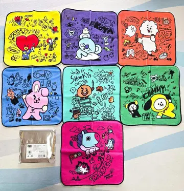 12/16 0시 판매 종료 BT21 미니 타월 전 7종 세트 2