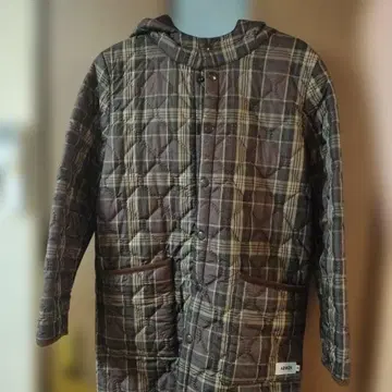 ARMEN 체크 무늬 퀼팅 자켓