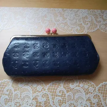 EssenceofPoison 장지갑 천연 가죽 형압 ( 고양이 )