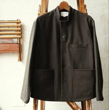 STILL BY HAND 하이넥 블루종 BLACK size 46