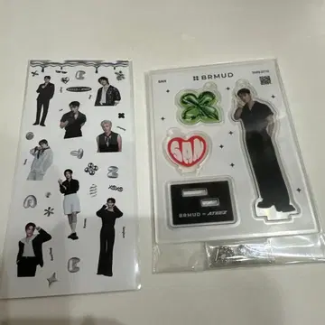 ATEEZ 산 BRMUD 아크릴 스탠드 스티커