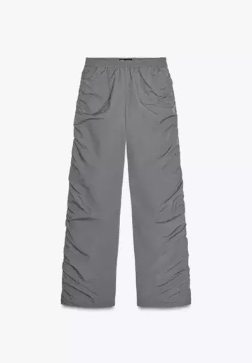 ZARA 개더 나일론 팬츠 XS