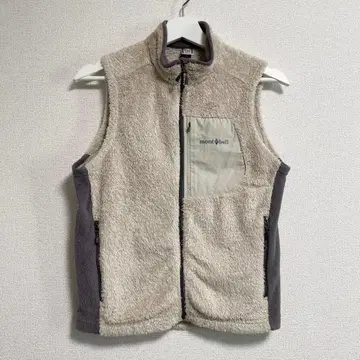 몽벨 플리스 베스트 베이지
