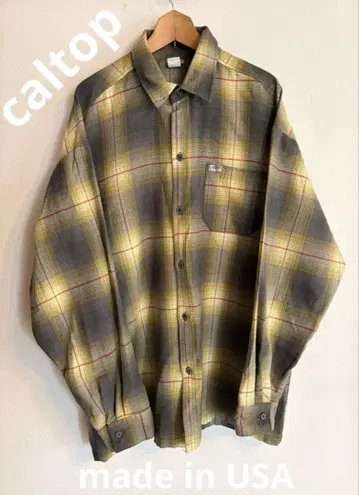 caltop 미국제 칼탑 체크 셔츠 플란넬 셔츠