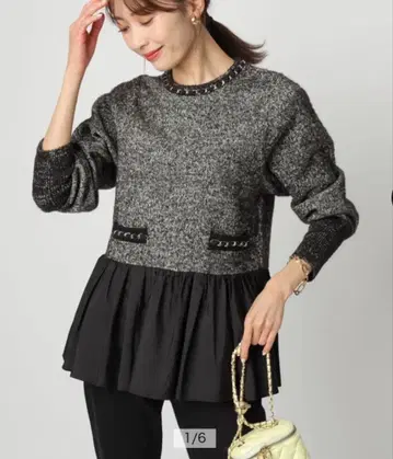 아푸와이저 리셰 절개 니트