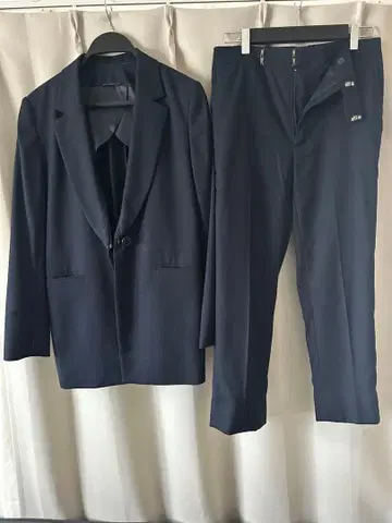 수트 컴퍼니 자켓 팬츠 셋업 네이비