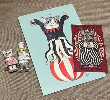 히구치 유코 엽서 피규어 보리스