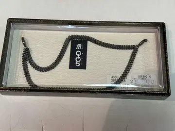 블랙 체인 겉옷 끈