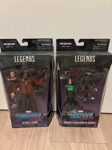 마블 레전드 가디언즈 스타로드 로켓 hasbro