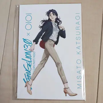 에반게리온 x OIOI 특전 엽서 미사토 카츠라기 료지 카지