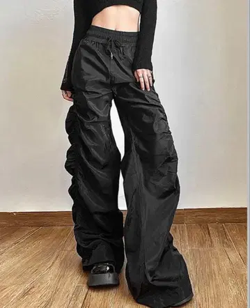 KsG 와이드 셔링 모프 팬츠 야자 팬츠