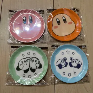 커비 캐릭터 플레이트 4장 세트