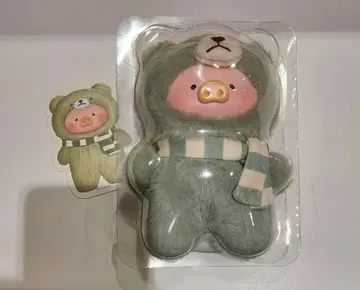 LULU THE PIGGY TOYZERO+ 봉제 인형 마스코트 그린