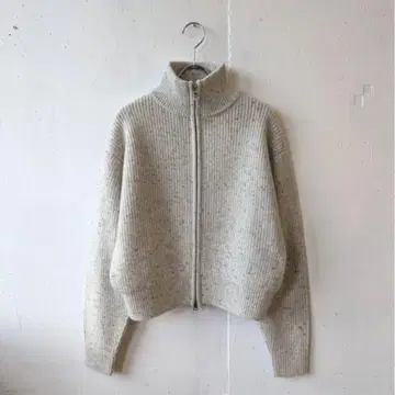 MY___ CROPPED DRIVERS KNIT White