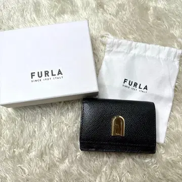 FURLA 훌라 새상품급 3단 접이식 지갑 1927 트라이폴드 지갑
