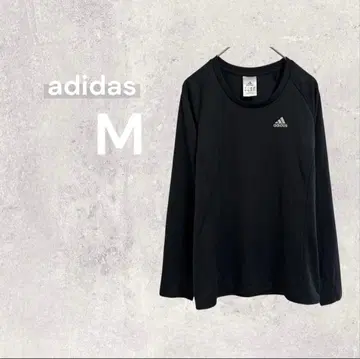 아디다스 adidas 스포츠 웨어 상의 긴팔 로고 마크 헬스장