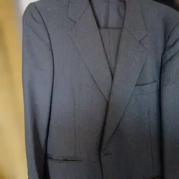 EDDY 그레이 스트라이프 비즈니스 정장