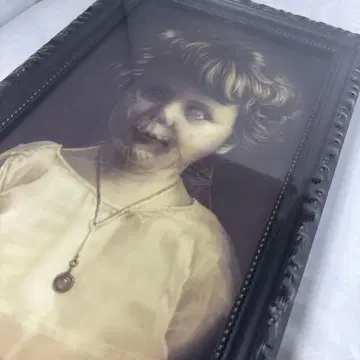 미개봉 무서운 그림 시리즈 오싹한 어린이 초상화 포스터