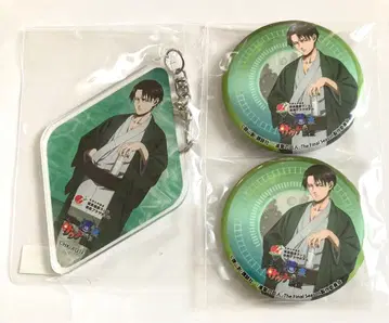 진격의 거인 리바이 아크릴 키링, 캔뱃지 나라 건강랜드