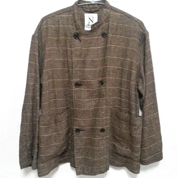 RNA-N 체크 자켓 린넨 100%