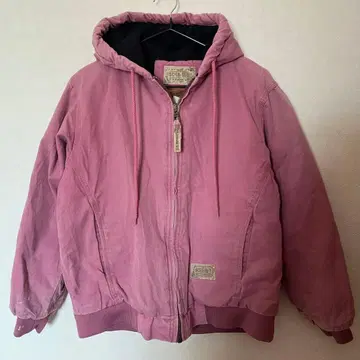 후드 부착 핑크 자켓