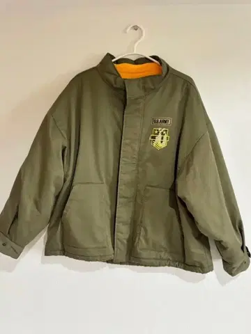 티라 블루종 카키 밀리터리 안감 플리스 자켓 니코앤드