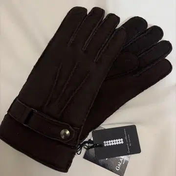 짙은 갈색 GALA GLOVES 스웨이드 남성용 장갑 이탈리아제 23cm