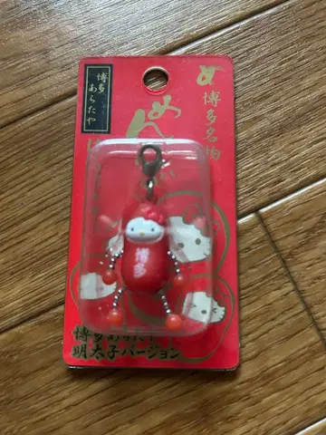 하카타 아라타야 명란젓 버전 헬로키티 지퍼 마스코트