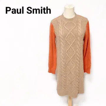 Paul Smith 폴스미스 케이블 짜임 니트 원피스 M 울