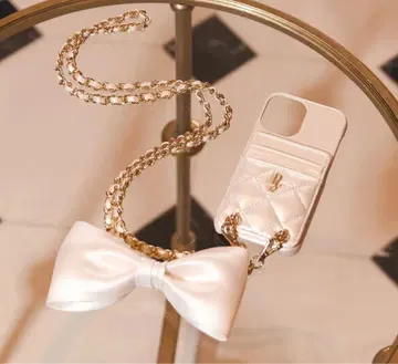 peony 피오니 리본 숄더 체인